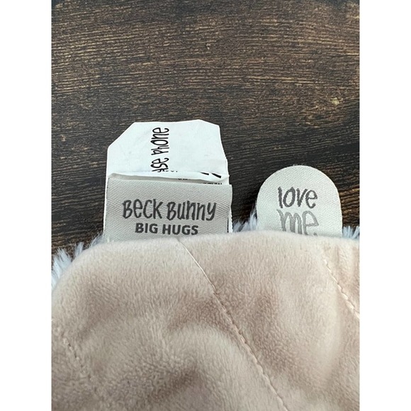 O.B. Designs Beck‎ Bunny Hug Me Love Me Plush Lovey - Picture 5 of 6
